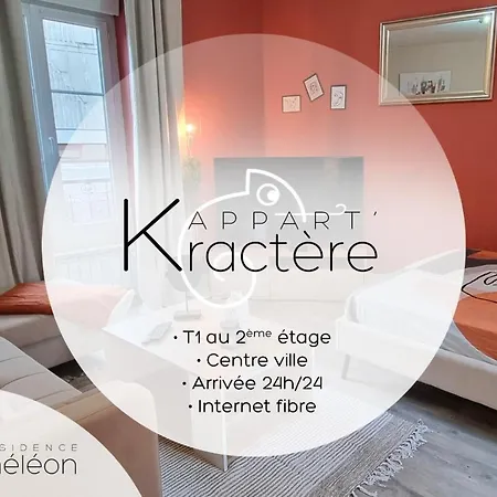 아파트 L'appart K-torze- Rare ! 14 Couchages En Centre Du Mans 르망