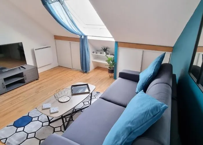 公寓 L'appart K-torze- Rare ! 14 Couchages En Centre Du Mans 勒芒